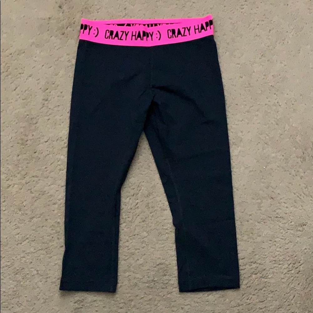 Black Zumba capris